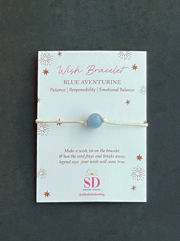 Blue Aventurine Wish Bracelet