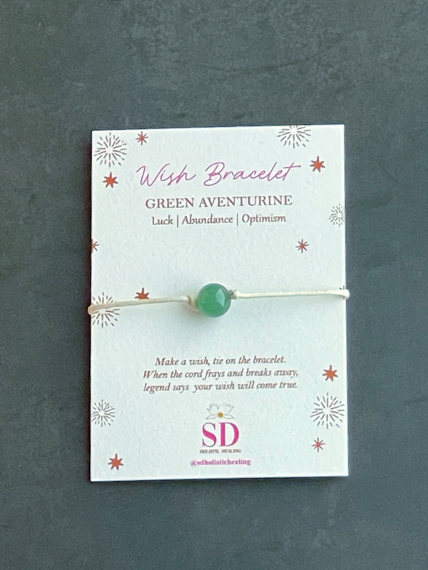 Green Aventurine Wish Bracelet