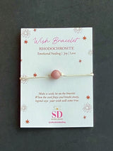 Rhodochrosite Wish Bracelet