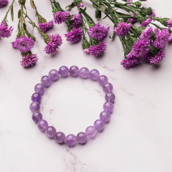 Lavender Jade Bracelet