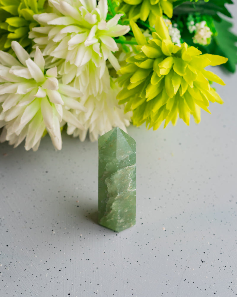 Green Aventurine Crystal Mini Tower