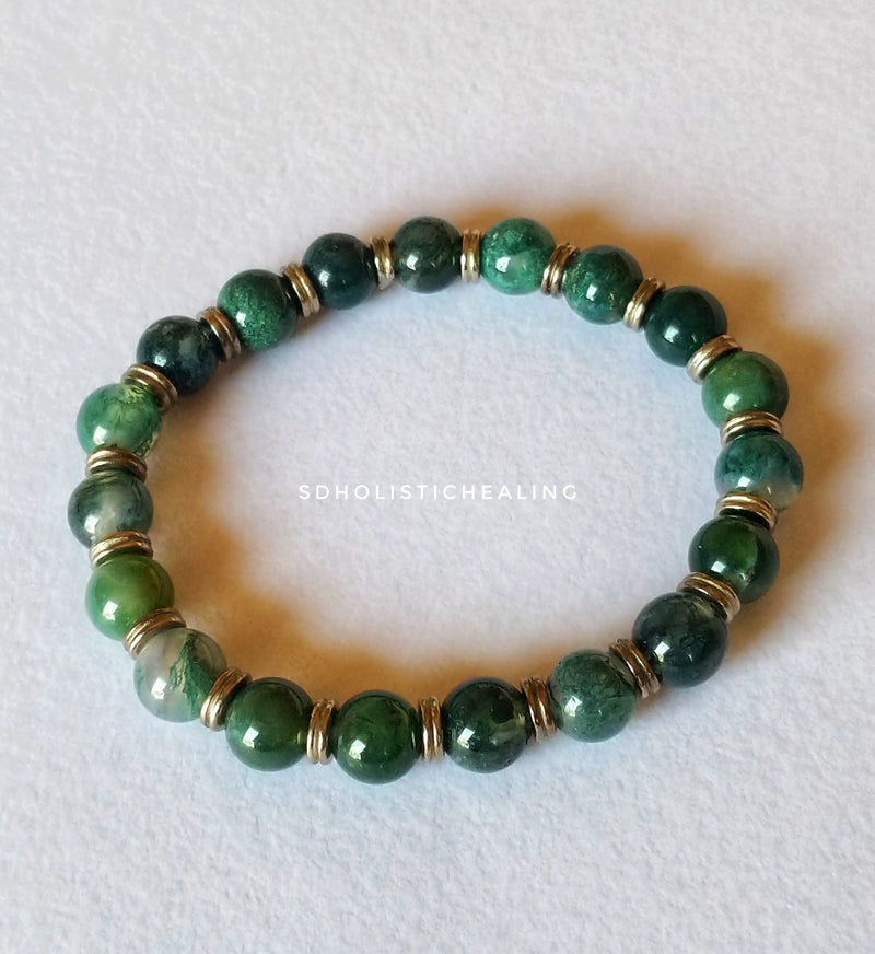 Moss Agate Bracelet