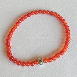 Carnelian Skinny Bracelet 4mm