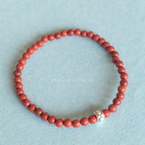 Red Jasper Skinny Bracelet 4mm