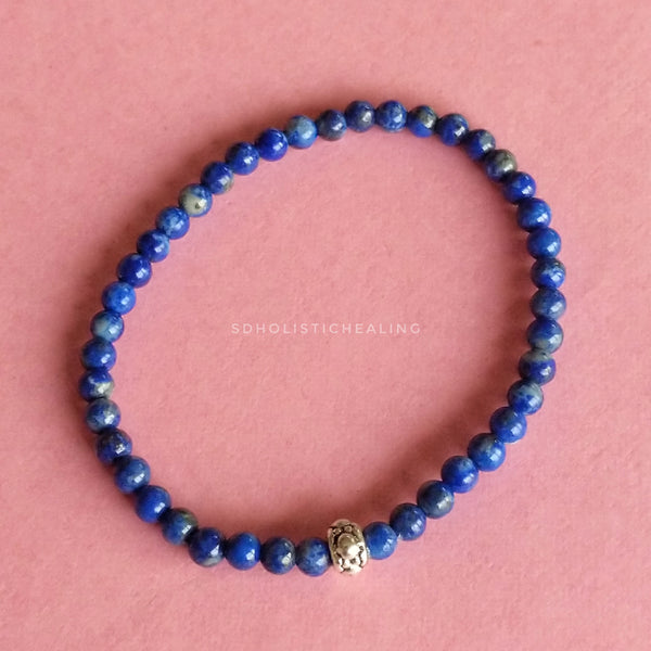 Lapis Lazuli Skinny Bracelet 4mm