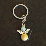 Amazonite Guardian Angel Charm