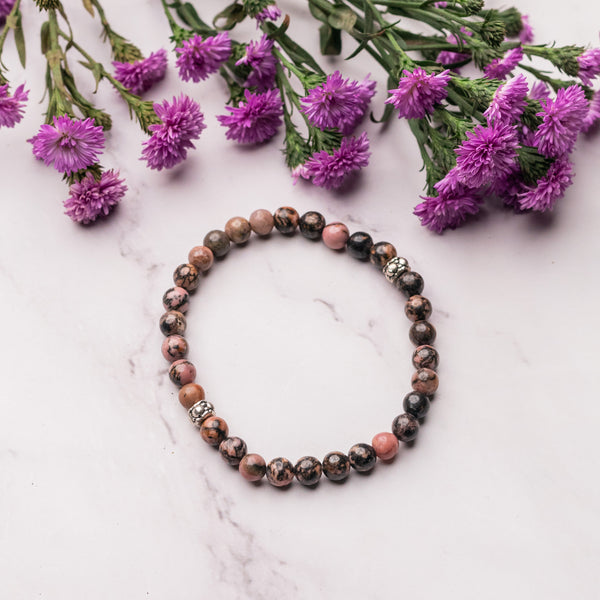 Rhodonite Slim Bracelet