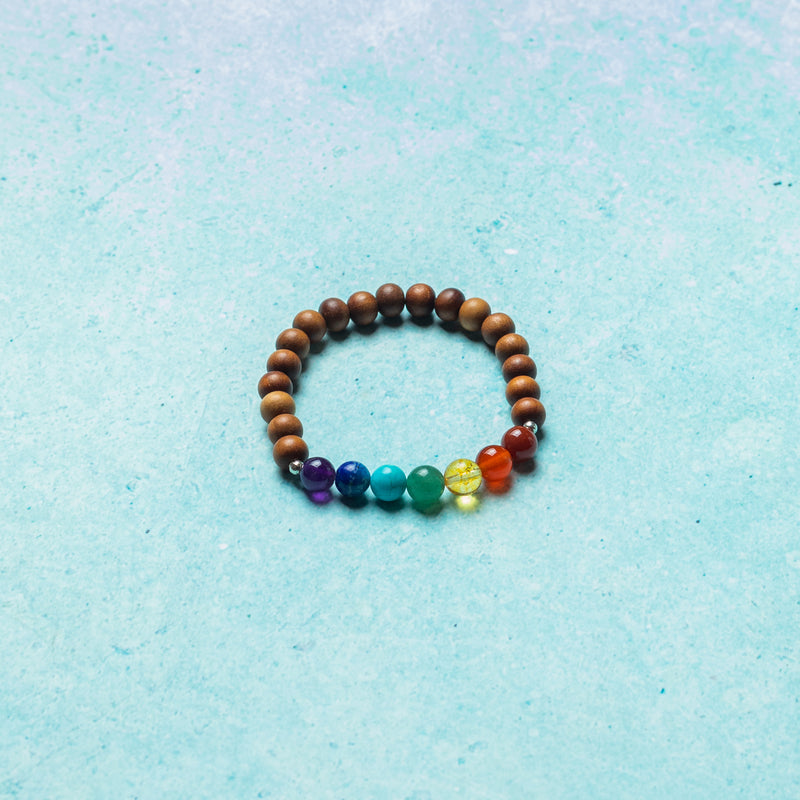 Sandalwood Chakra Bracelet