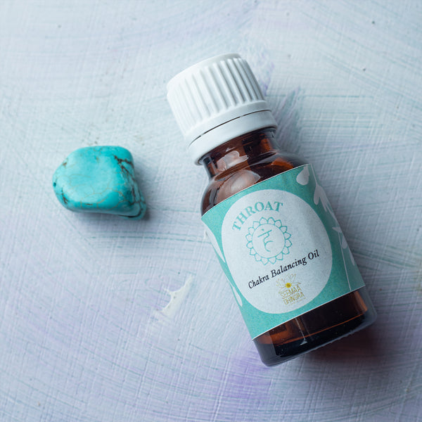 Throat Chakra Balancing Oil Blend