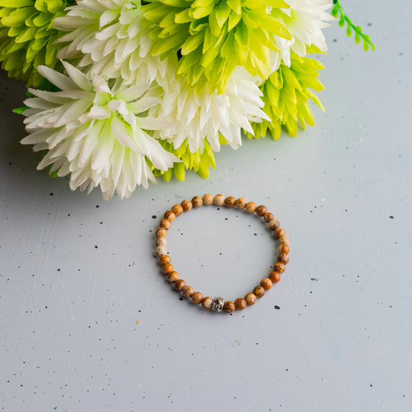 Picture Jasper Skinny Bracelet