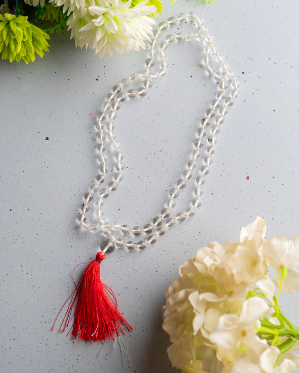 Clear Quartz Jaap Mala