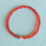 Carnelian Skinny Bracelet 4mm