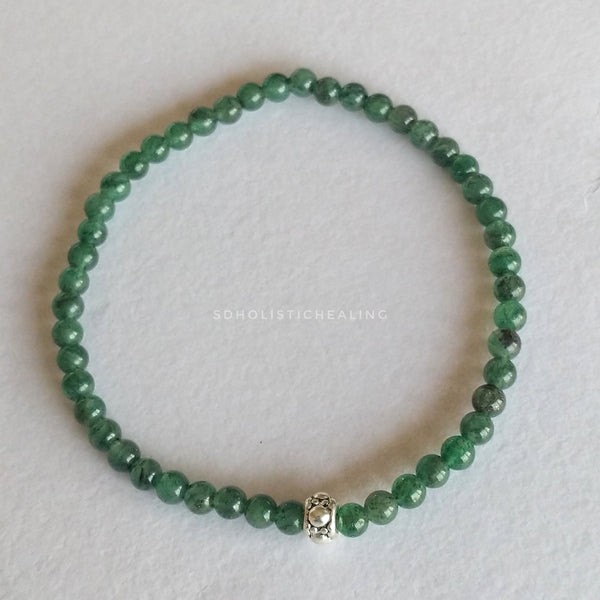 Green Aventurine Skinny Bracelet 4mm