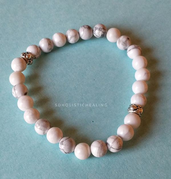 Howlite Slim Bracelet