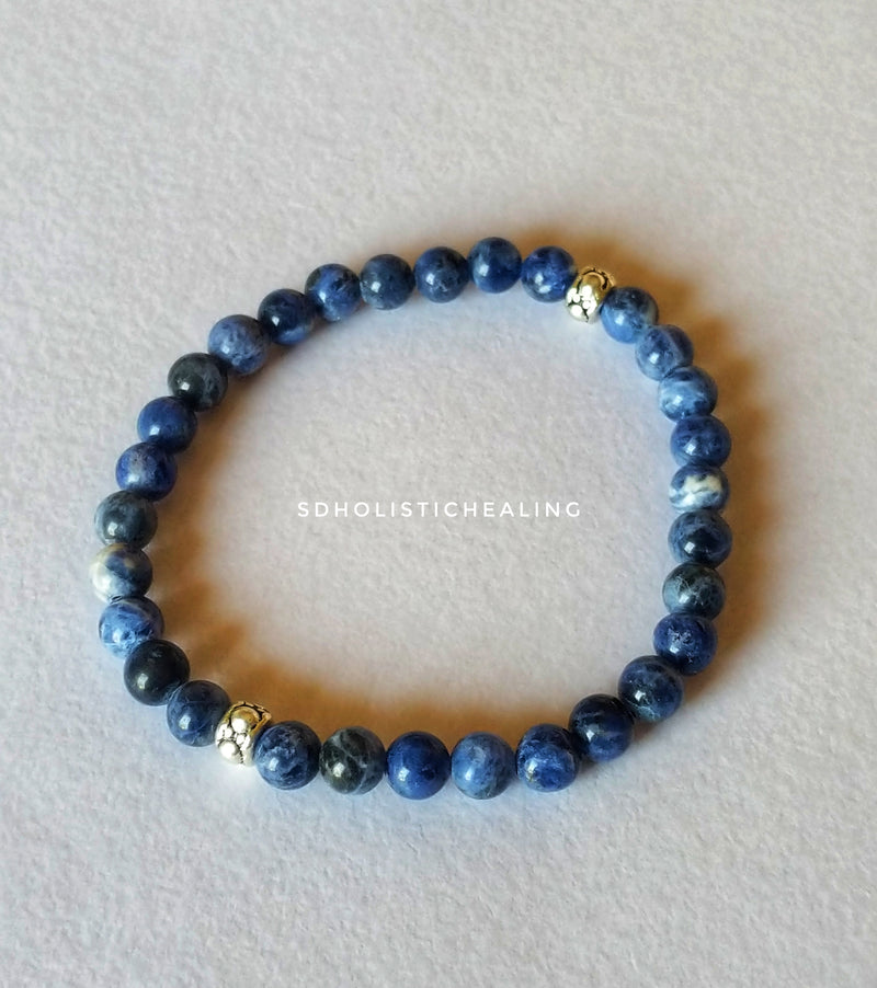 Lapis Lazuli Slim Bracelet