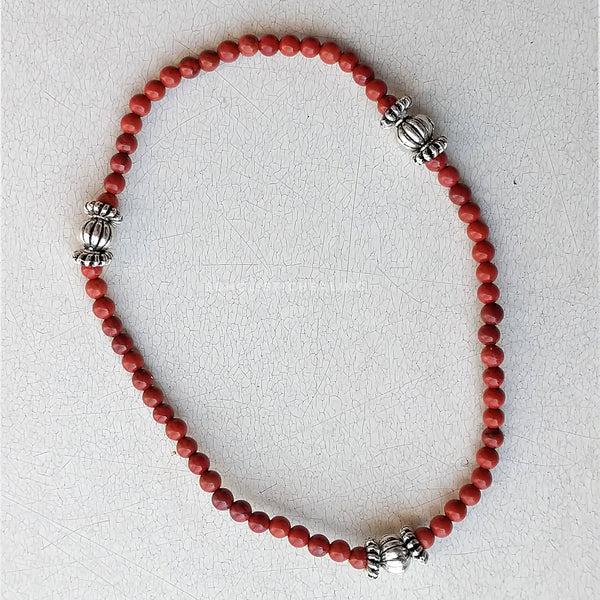 Red Jasper Anklet