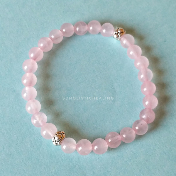 Rose Quartz Slim Bracelet