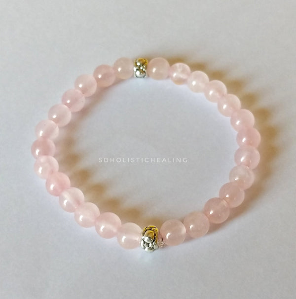 Rose Quartz Slim Bracelet