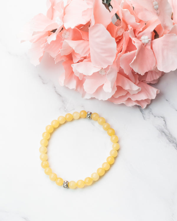 Yellow Calcite Slim Bracelet